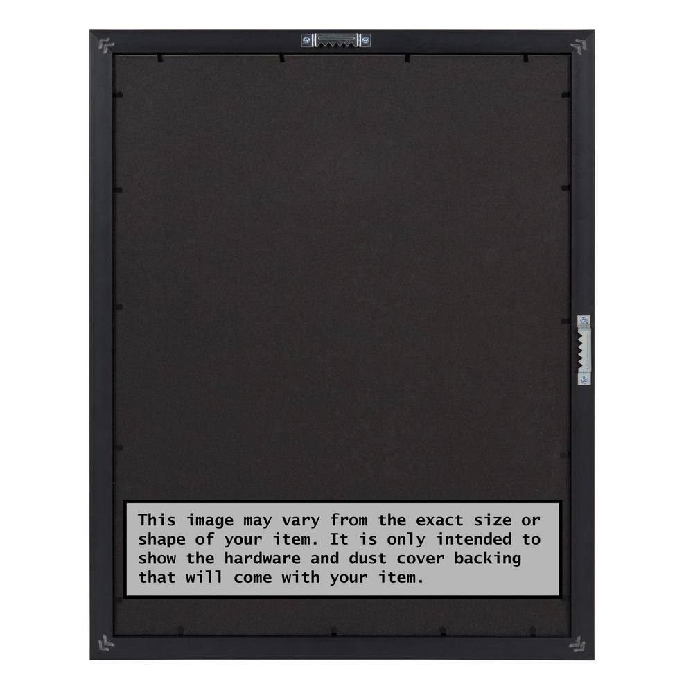 Amanti Art Opening Size 24 in. x 36 in. Trio Oil Rubbed Bronze Picture Frame