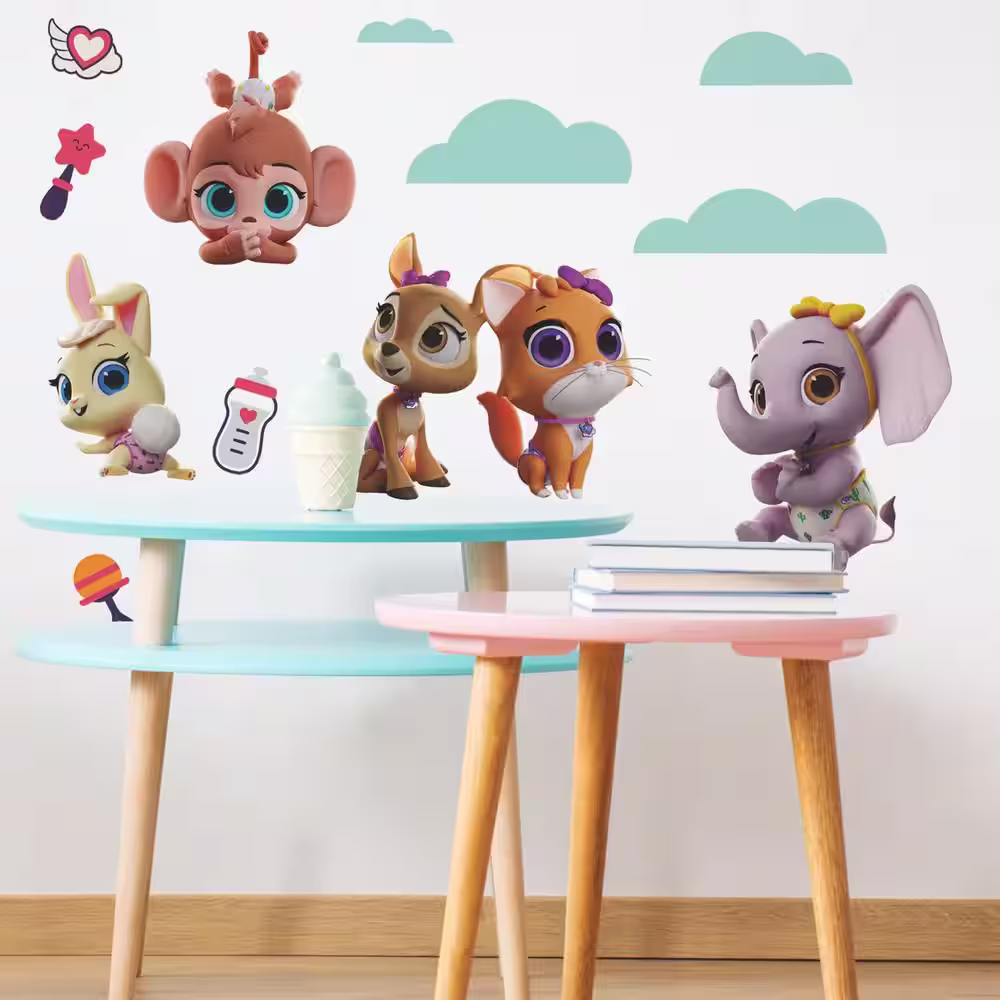RoomMates Blue and Grey and Brown Disney Junior T.O.T.S. Wall Decals