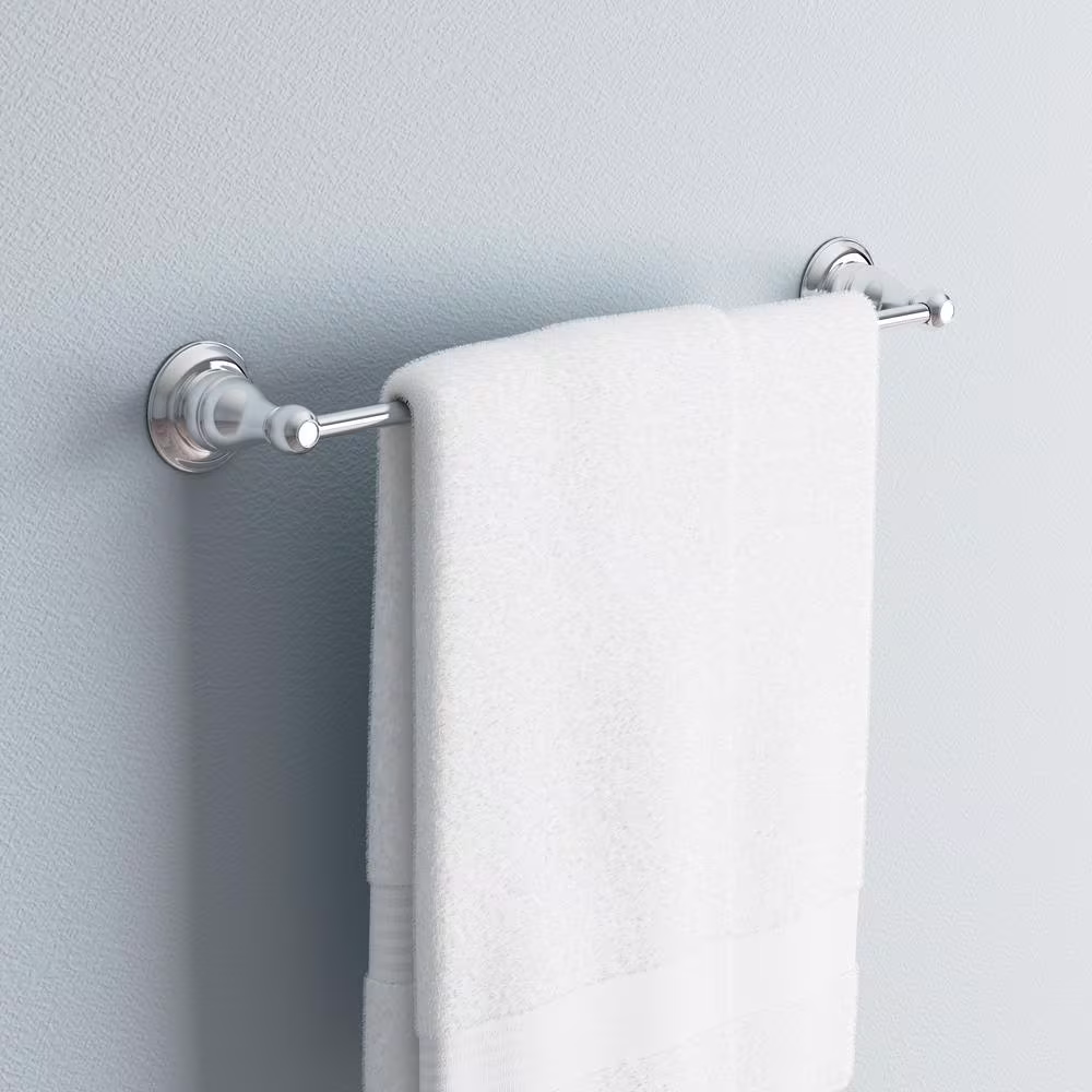Delta Porter 24 in. Towel Bar in Polished Chrome