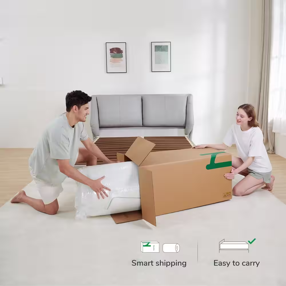 Novilla Queen Medium Hybrid 12 in. Mattress Bed-in-a-Box Mattresses